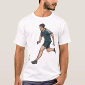Fußballspieler T-Shirt (Vorderseite)