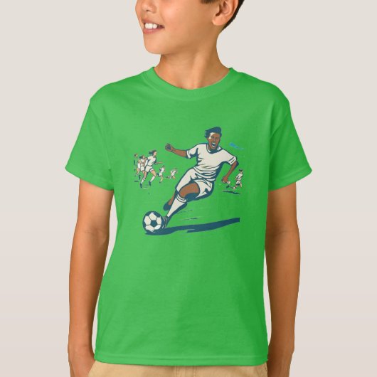 Fußballspieler T-Shirt (Vorderseite)