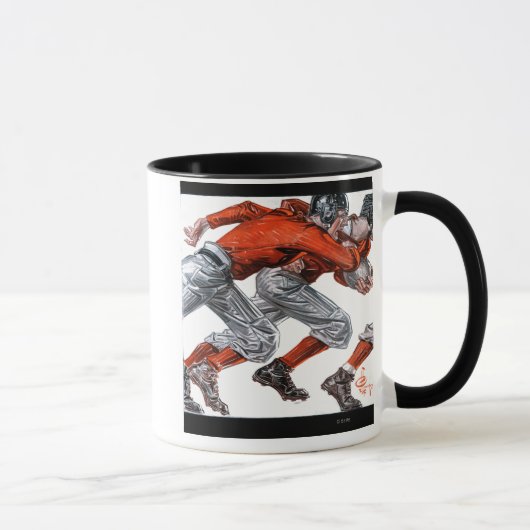 Fußballspieler Tasse (Rechts)