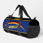 Fußballspieler, Team, Geburtstagsgeschenk, deutsch Duffle Bag (Rechte Ecke)