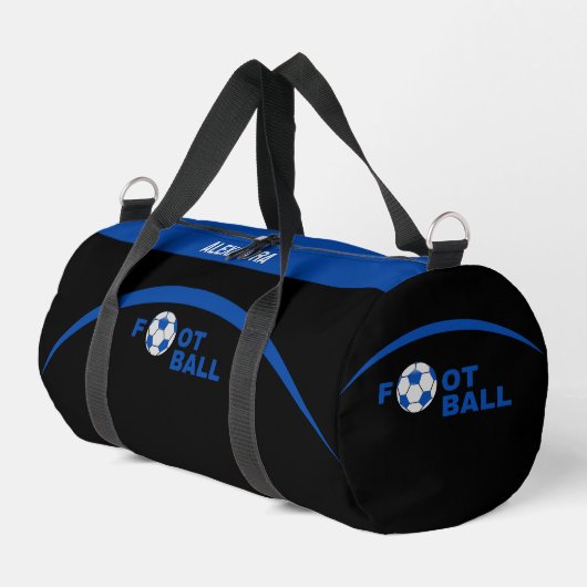 Fußballspieler, Team, Geburtstagsgeschenk Duffle T Bag (Linke Seite)