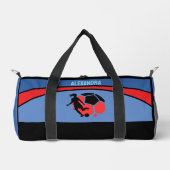 Fußballspieler, Team, Geburtstagsgeschenk Duffle T Bag (Vorderseite)