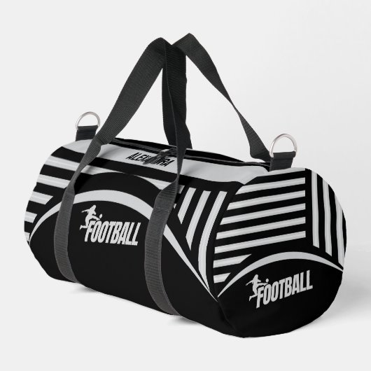 Fußballspieler, Team, Geburtstagsgeschenk Duffle T Bag (Linke Seite)