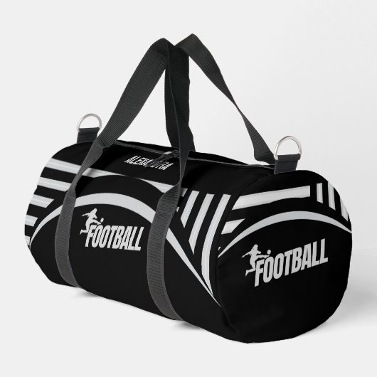 Fußballspieler, Team, Geburtstagsgeschenk Duffle T Bag (Linke Seite)