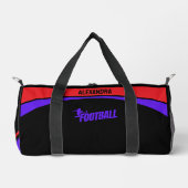 Fußballspieler, Team, Geburtstagsgeschenk Duffle T Bag (Vorderseite)