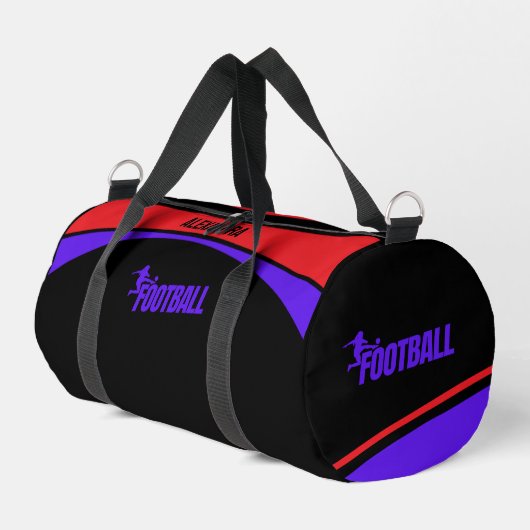 Fußballspieler, Team, Geburtstagsgeschenk Duffle T Bag (Linke Seite)