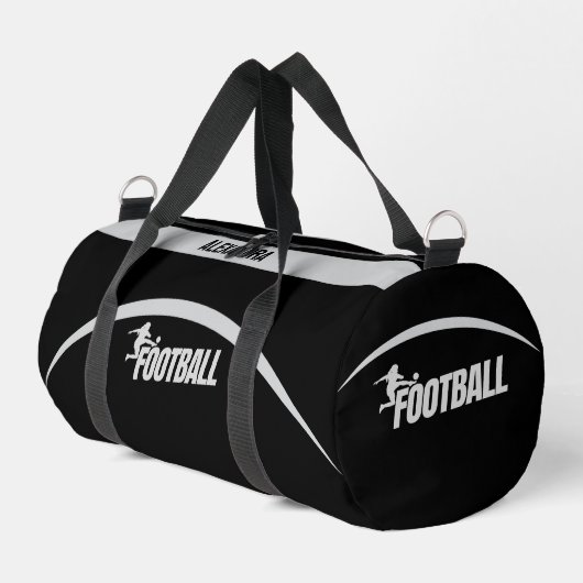 Fußballspieler, Team, Geburtstagsgeschenk Duffle T Bag (Linke Seite)