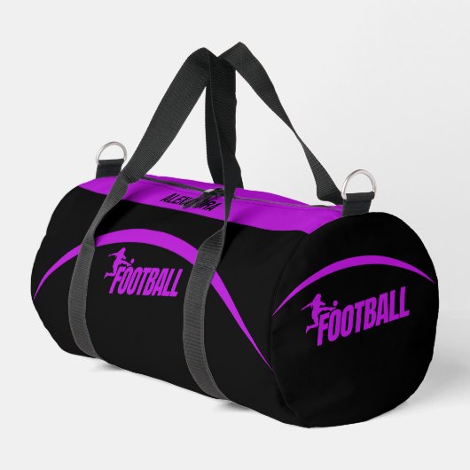 Fußballspieler, Team, Geburtstagsgeschenk Duffle T Bag (Linke Seite)