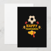 Fußballspieler Türkei Sonniger Erntedank Tag Einladung (Vorne/Hinten)