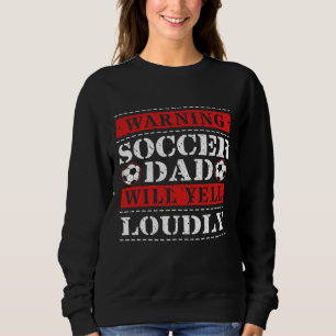 Fußballspieler Vater Goalie Team Torwart Spiel Fat Sweatshirt