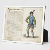 Fußballspieler, Venezianisch (Manuskript) Fotoplatte (Seite)