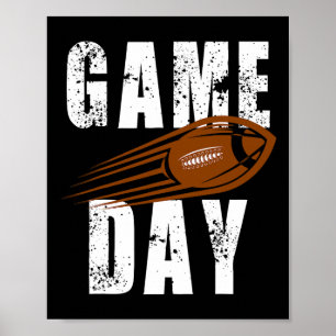 Fußballspieler Vintage T-Shirt  Poster