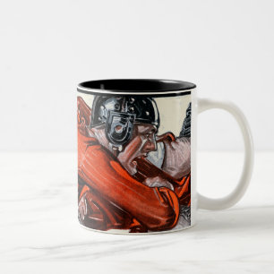 Fußballspieler Zweifarbige Tasse