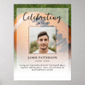 Fußballspielerfeier zum Foto des Lebens Poster (Vorne)