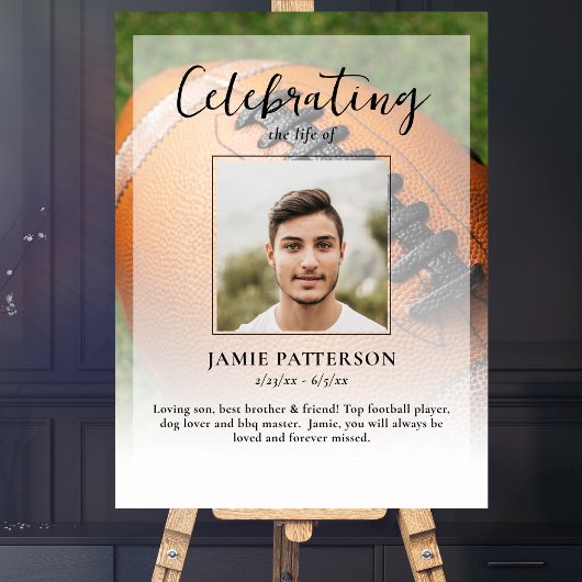 Fußballspielerfeier zum Foto des Lebens Poster