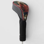 Fußballspielerin Capybara, Golf Headcover (angewinkelt)