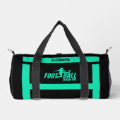 Fußballspielerin, Geburtstagsgeschenk, Fußballmann Duffle Bag (Vorderseite)