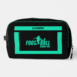 Fußballspielerin, Geburtstagsgeschenk, Fußballmann Waschbeutel