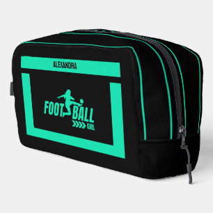 Fußballspielerin, Geburtstagsgeschenk, Fußballmann Waschbeutel