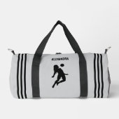 Fußballspielerin, Geburtstagsgeschenk, Team Duffle Bag (Vorderseite)