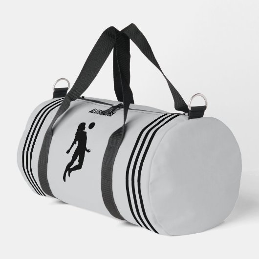 Fußballspielerin, Geburtstagsgeschenk, Team Duffle Bag (Linke Seite)