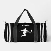 Fußballspielerin, Geburtstagsgeschenk, Team Duffle Bag (Vorderseite)