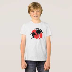 Fußballspielerin, Geburtstagsgeschenk, Team Tri-Blend Shirt