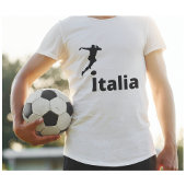 Fußballspielerin Italien, anpassbar T-Shirt