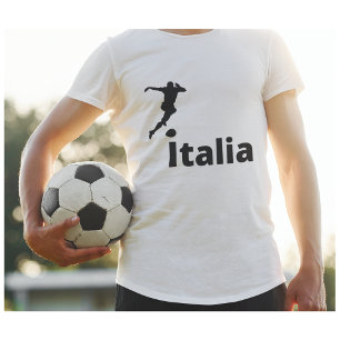 Fußballspielerin Italien, anpassbar T-Shirt