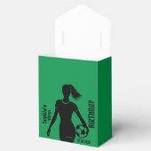 Fußballspielerin Mädchen, Football Girl Team Geschenkschachtel (Geöffnet)