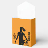 Fußballspielerin Mädchen, Football Girl Team Geschenkschachtel (Geöffnet)