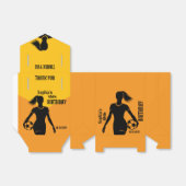 Fußballspielerin Mädchen, Football Girl Team Geschenkschachtel (Ungefaltet)