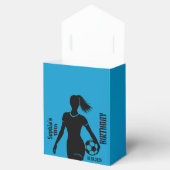 Fußballspielerin Mädchen, Football Girl Team Geschenkschachtel (Geöffnet)