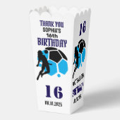 Fußballspielerin Mädchen, Fußball Girl Team Gefall Geschenkschachtel (Rückseite)