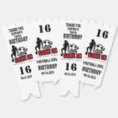 Fußballspielerin Mädchen, Fußball Girl Team Gefall Geschenkschachtel (Ungeklappt)