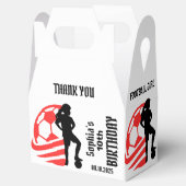 Fußballspielerin Mädchen, Fußball Girl Team Gefall Geschenkschachtel (Geöffnet)