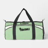 Fußballspielerin, Team, Geburtstagsgeschenk Duffle Bag (Vorderseite)