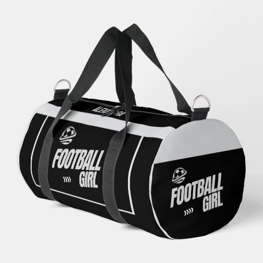 Fußballspielerin, Team, Geschenktasche Duffle Bag (Linke Seite)