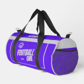 Fußballspielerin, Team, Geschenktasche Duffle Bag (Rechte Ecke)