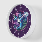 Fußballspielerin Uhr (Winkel)