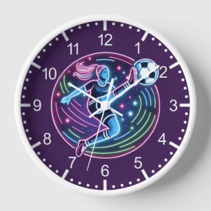 Fußballspielerin Uhr
