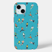 Fußballspielermuster Case-Mate iPhone Hülle (Rückseite)