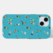 Fußballspielermuster Case-Mate iPhone Hülle (Rückseite (Horizontal))