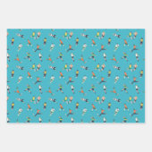 Fußballspielermuster Geschenkpapier Set (Vorderseite 3)