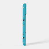 Fußballspielermuster iPhone 15 Hülle (Rechte Seite)