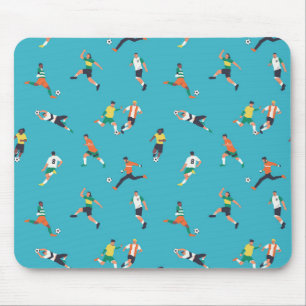 Fußballspielermuster Mousepad