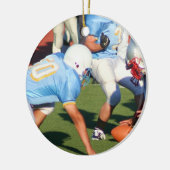 Fußballspielerverzierung Keramik Ornament (Links)