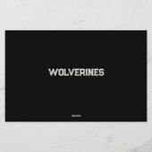 Fußballspielkarte Briefpapier (Rückseite)