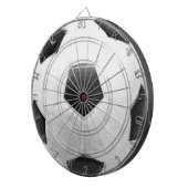 Fußballspielsaal Schwarzer und weißer Ball Dar Dartscheibe (Vorderseite rechts)