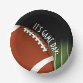 Fußballspieltag Pappteller (Vorderseite)